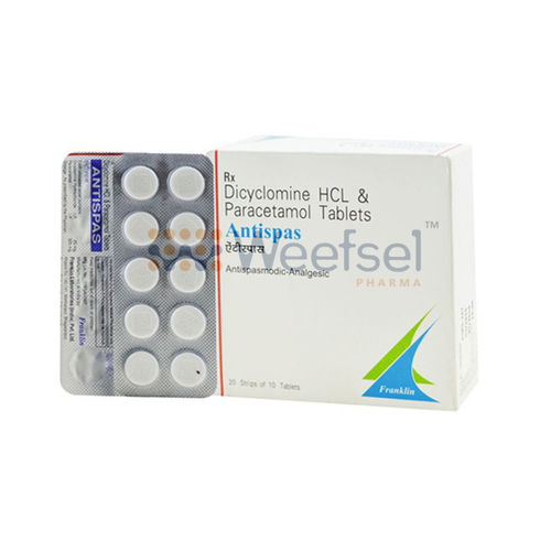 Paracetamol And Dicyclomine Tablets