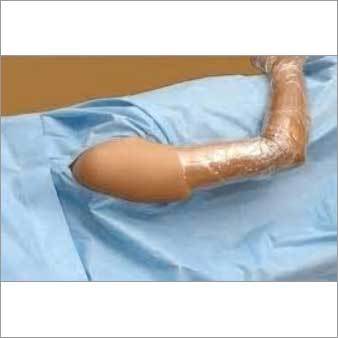 Shoulder U Drape - 100% Cotton, 160cm X 200cm , Blue, Disposable Medical Grade Design For Optimal Surgical Performance