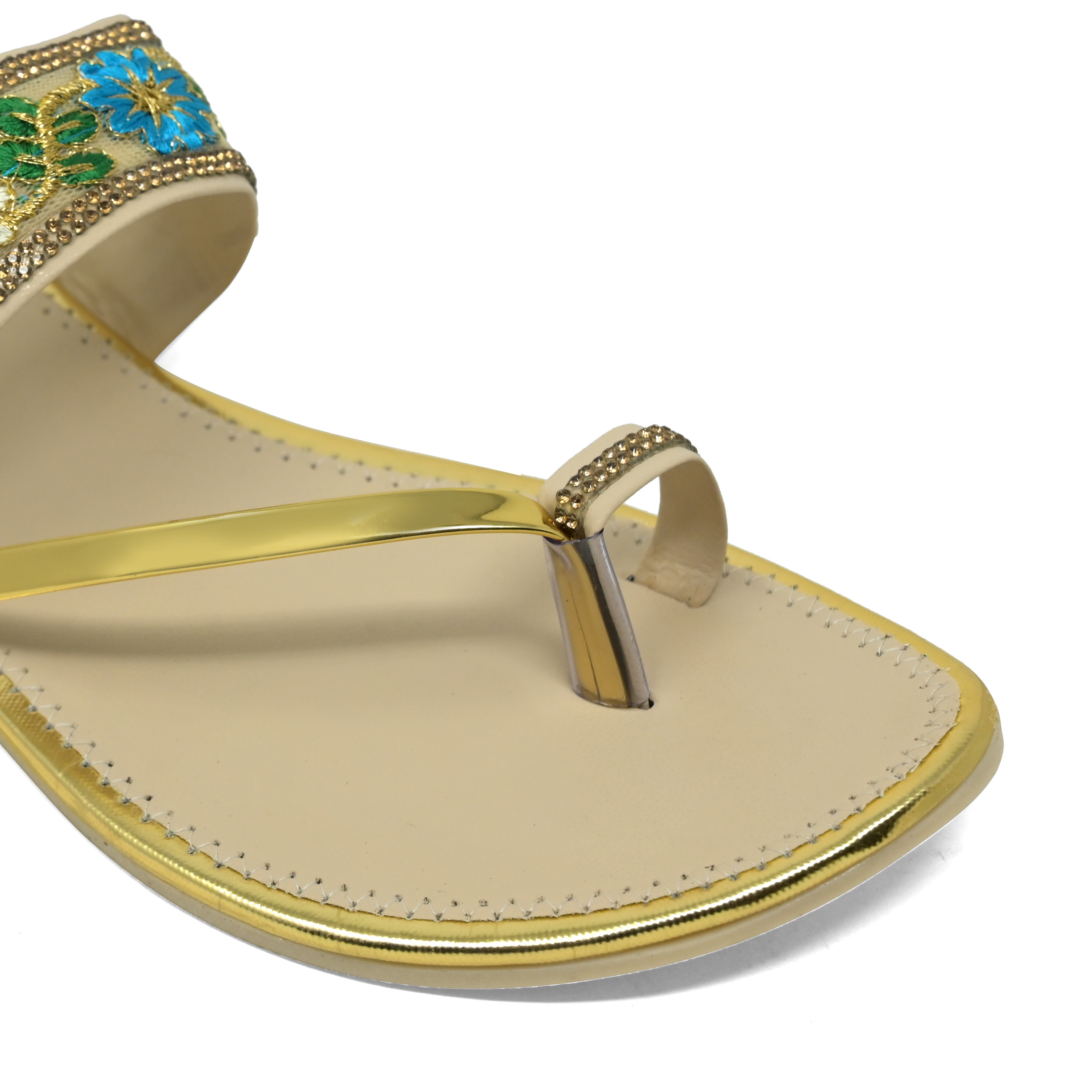 Gold Designer  Slipper