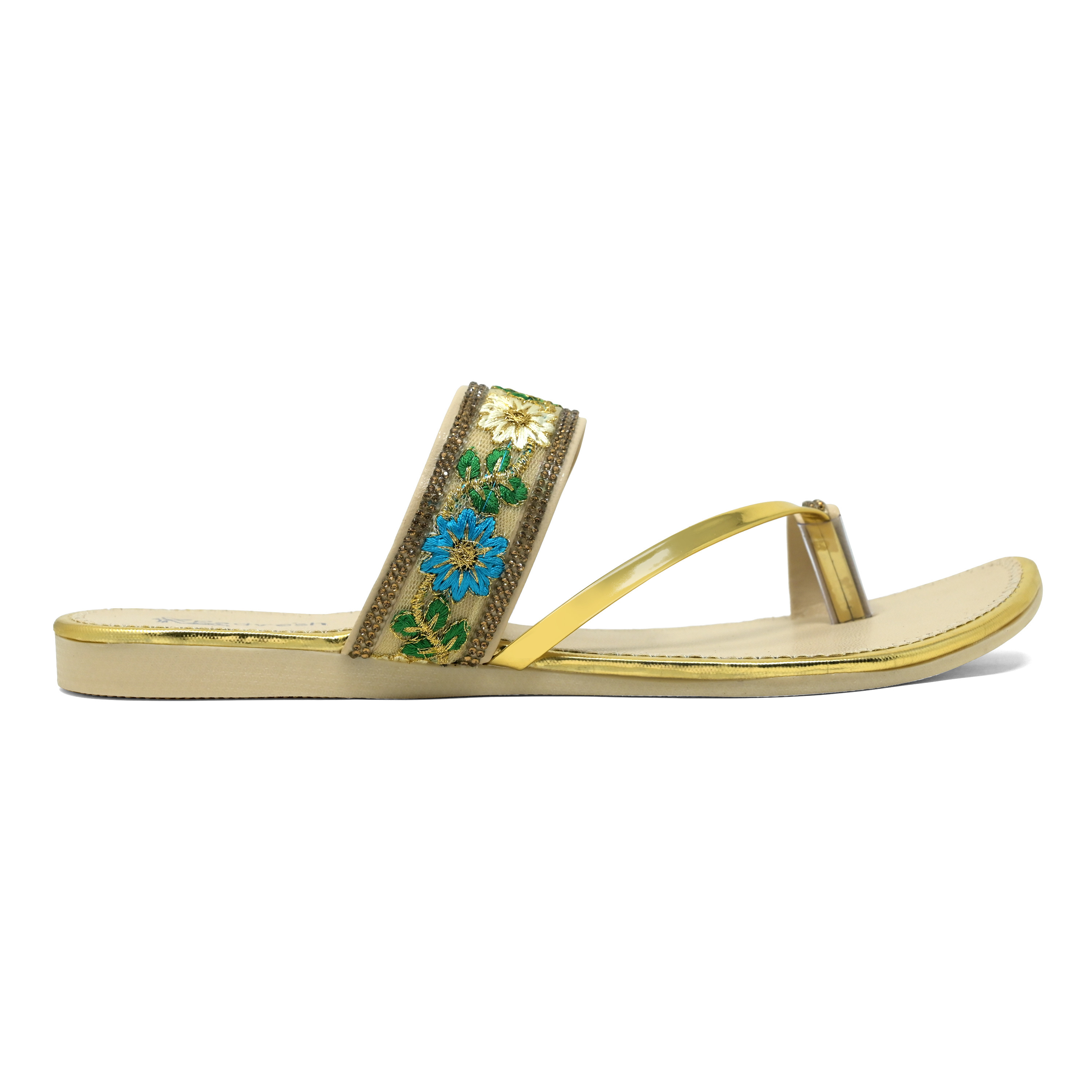 Gold Designer  Slipper