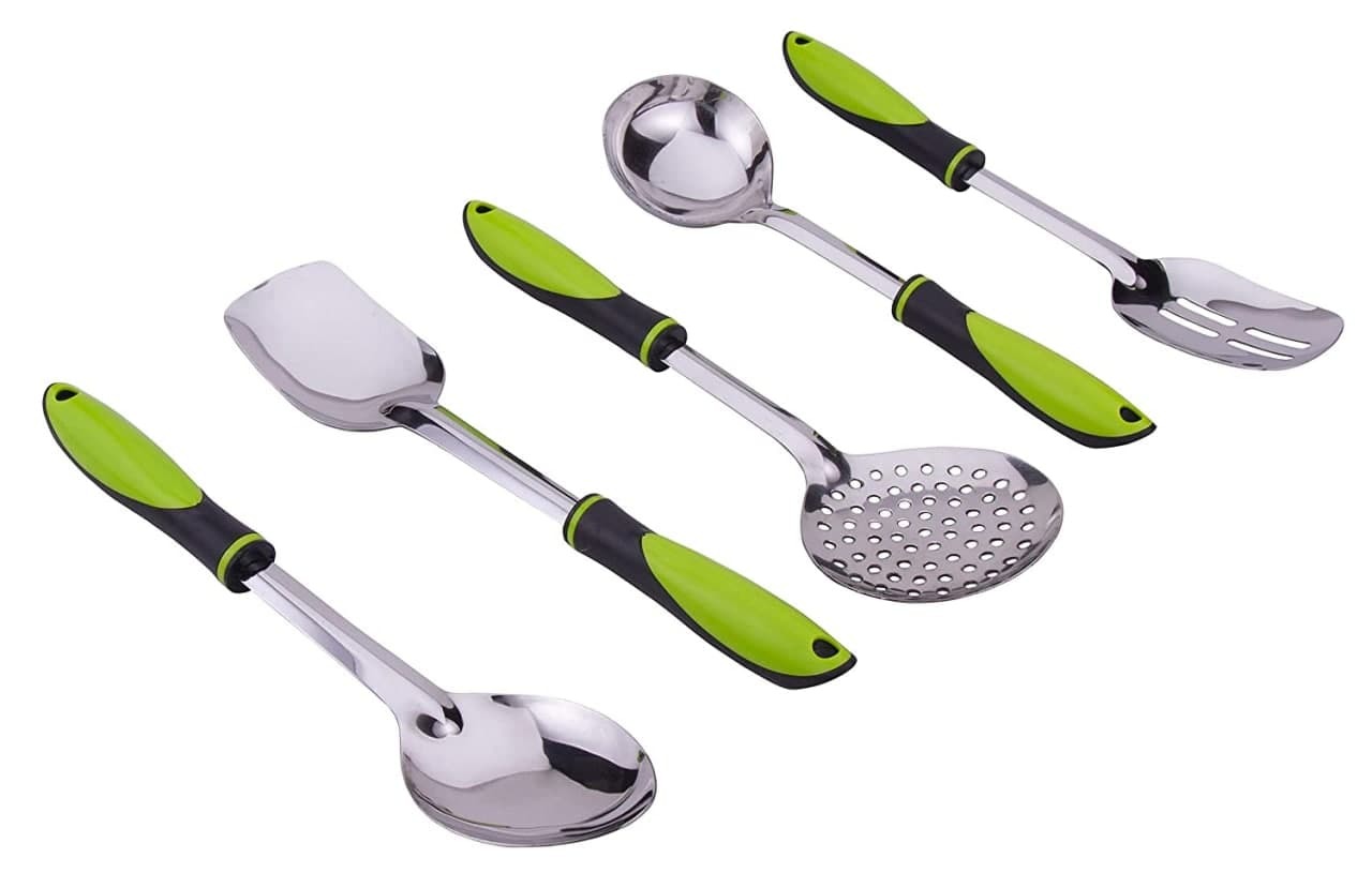 Plastic Serving Spoon Set 5 Pcs