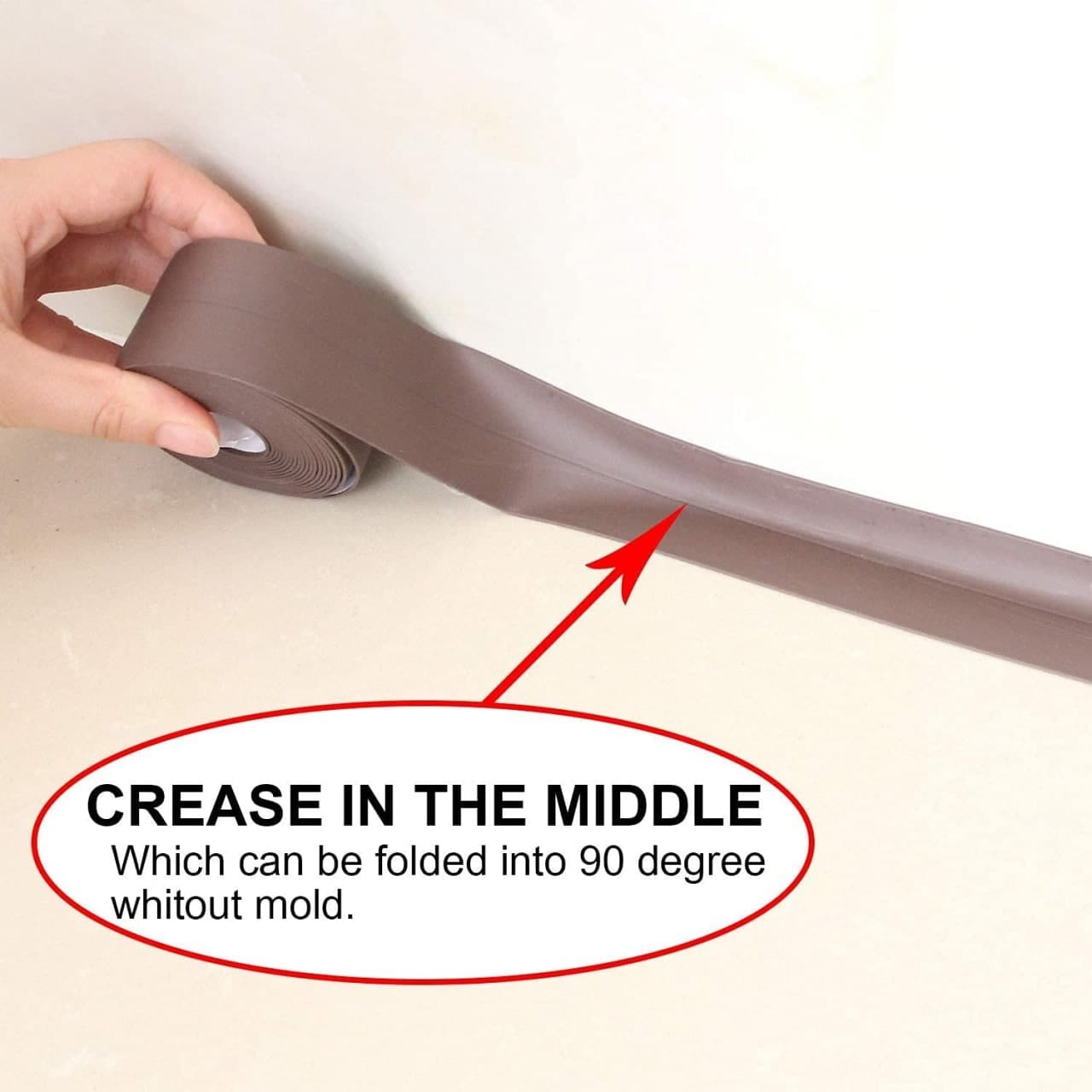 3.8 Cm X3.2 Meter Waterproof Seal Strip Self Adhesive Sealer Tape Bath