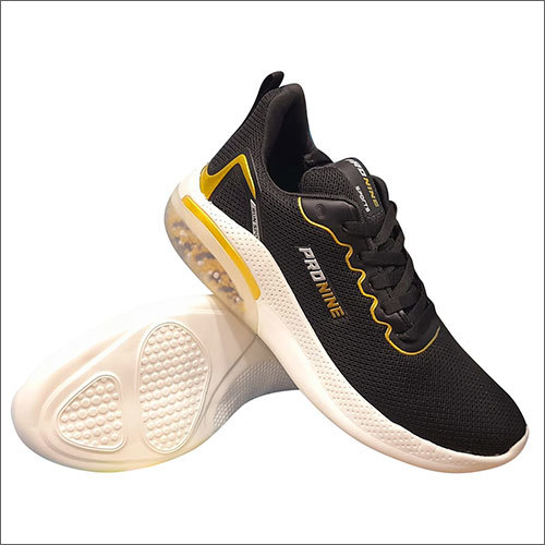ब्लैक मेन्स स्पोर्ट्स जॉगिंग शूज़