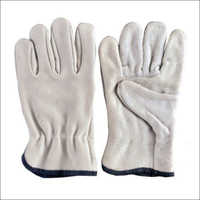 किसी भी रंग के सफेद ड्राइवर दस्ताने