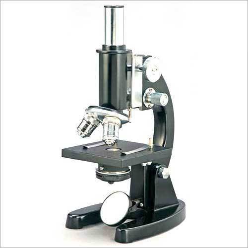 Student Microscope - Brass, Cast Iron | 10x and 15x Magnification, Portable Design, 2-Year Warranty