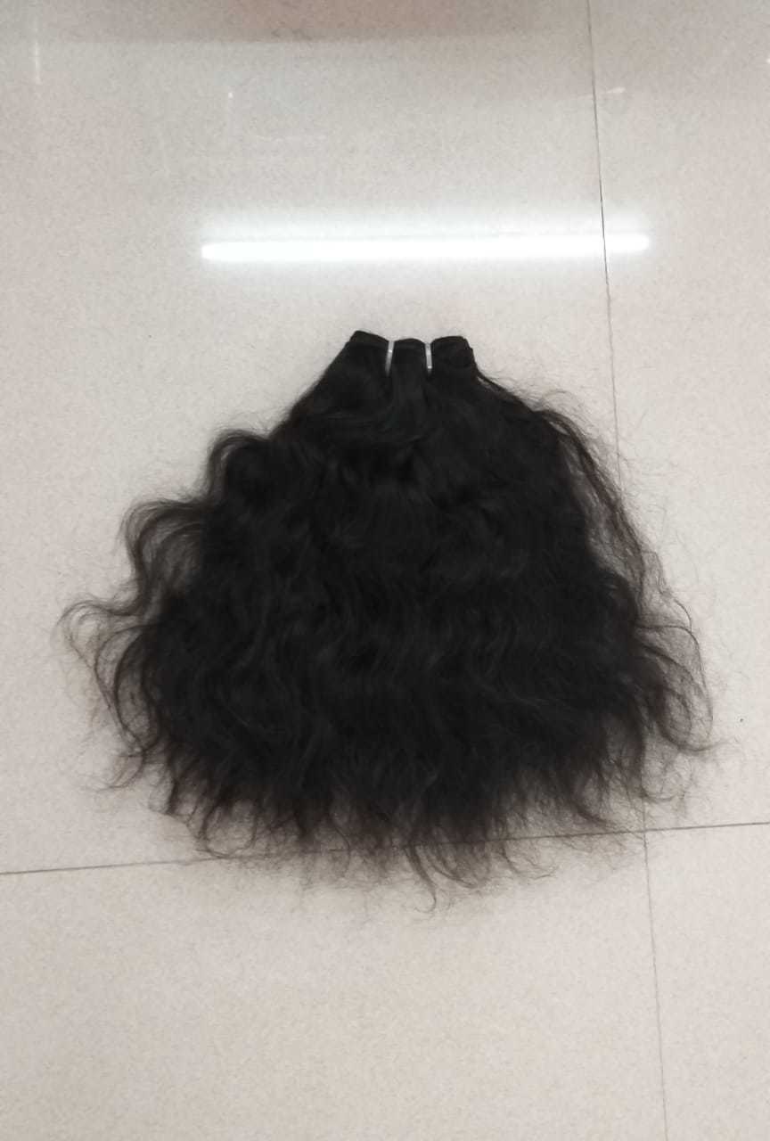 Natural Black And Brown Indian Human Hair - 100% Remy Human Hair, 152.4 - 1016 Mm Length, Curly Style | Skin-friendly, Smooth Texture, 2+ Years Warranty