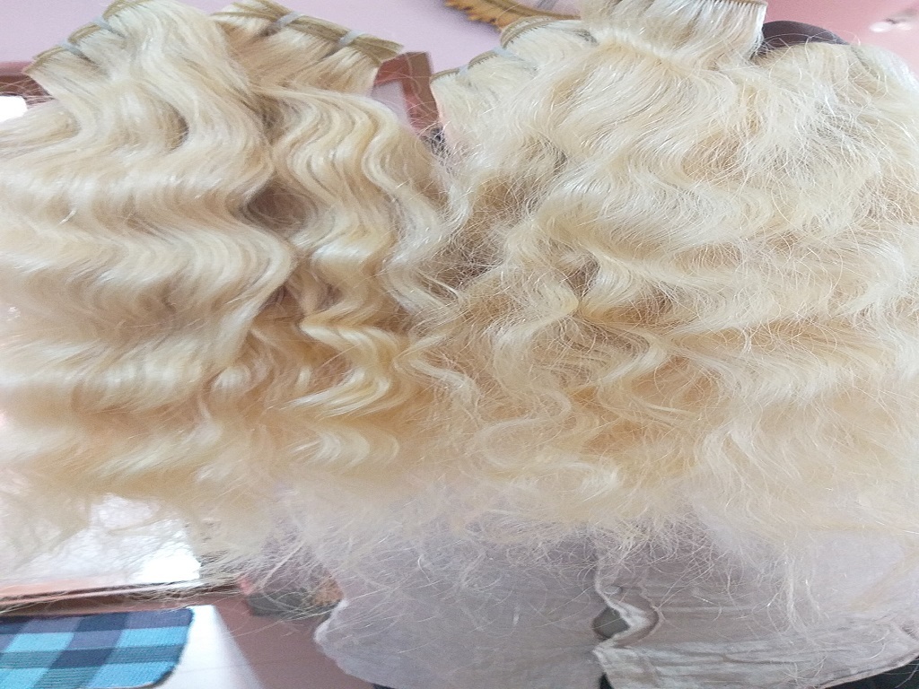 White Bulk Hair Application: Household