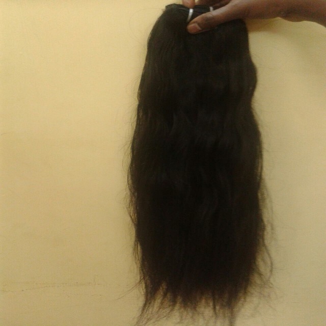 Natural Colour Black And Brown Long Straight Human Hair