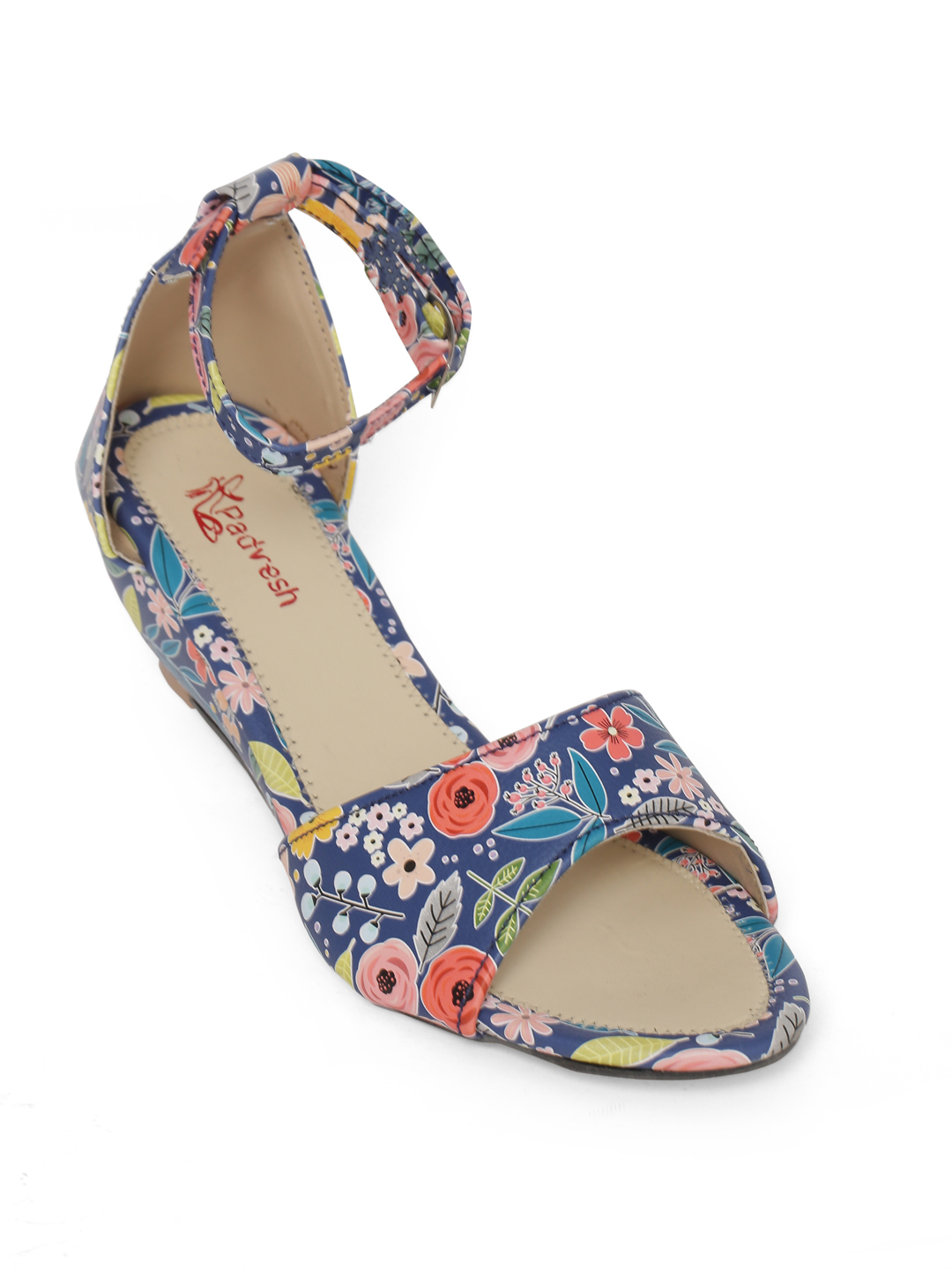 Fancy Sandals - Synthetic Material, Wedge Heel, Blue Color | Anti-slippery, Dual-stitching, Easy To Clean, Ideal For Casual And Party Occasions