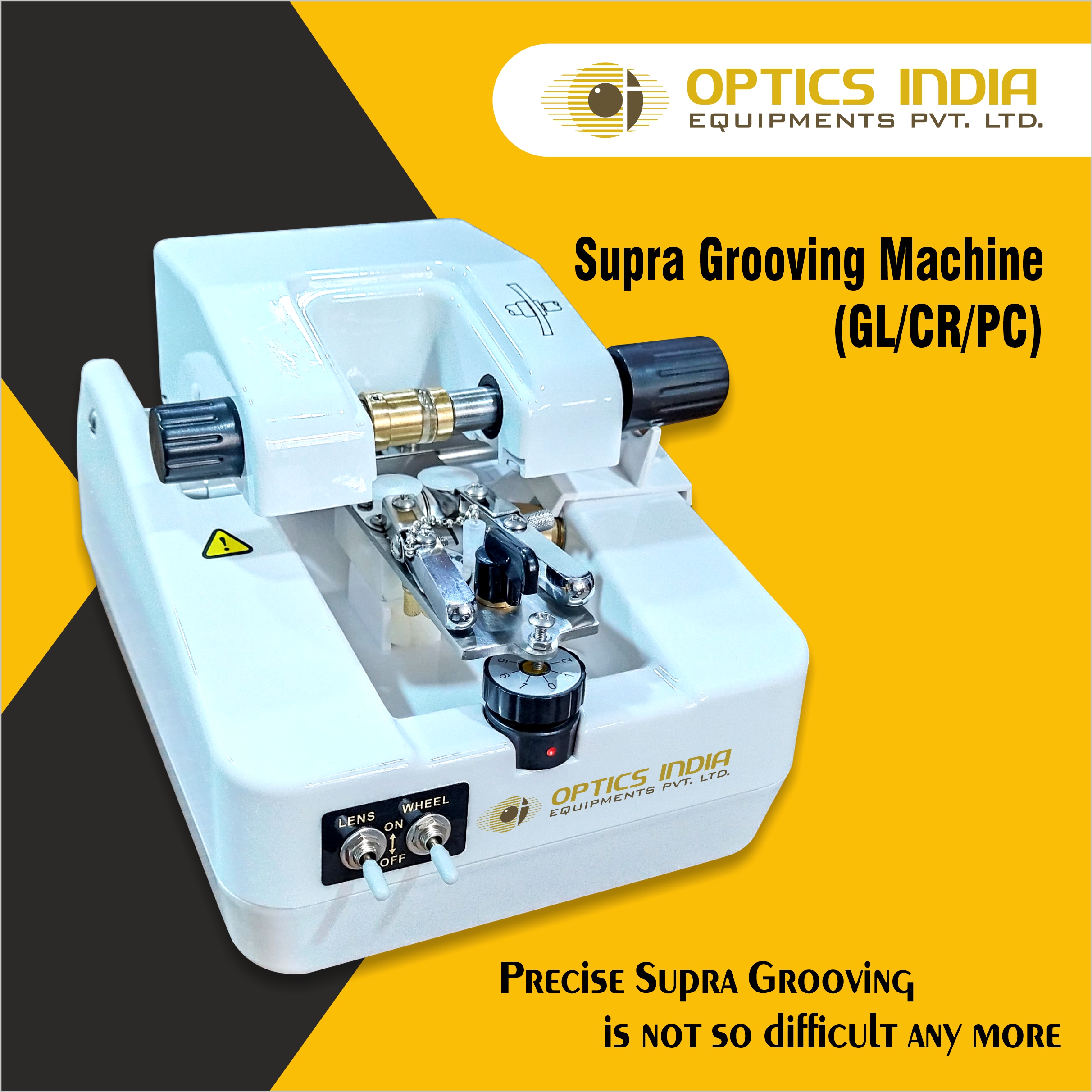 Semi-Automatic Groover - Color: White