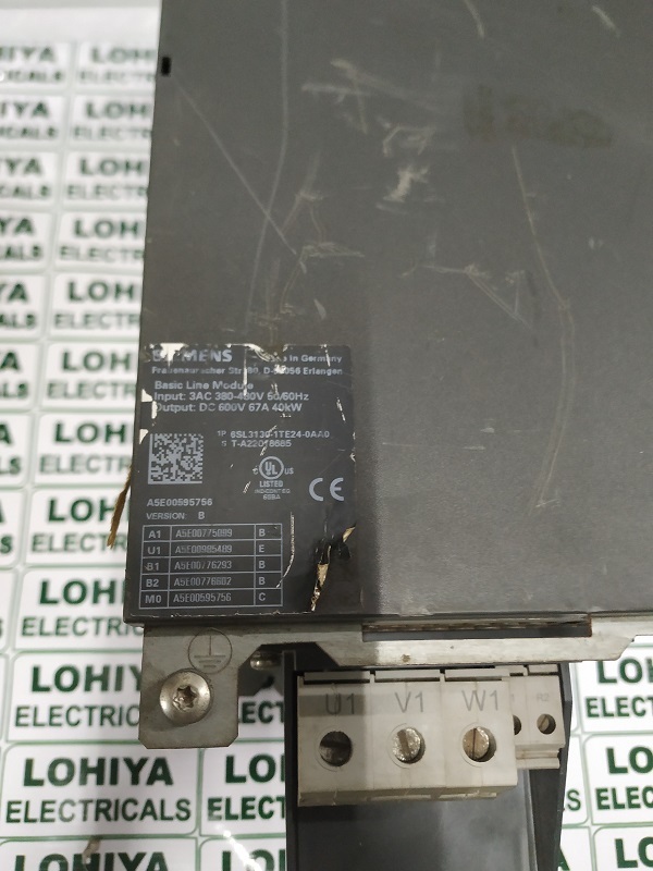 Siemens Sinamics 6sl3130-1te24-0aa0 Basic Line Module