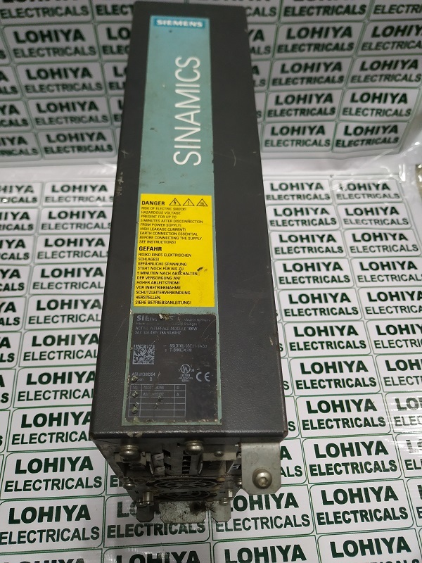 Siemens Sinamics 6sl3100-0be21-6ab0 Active Interface Module