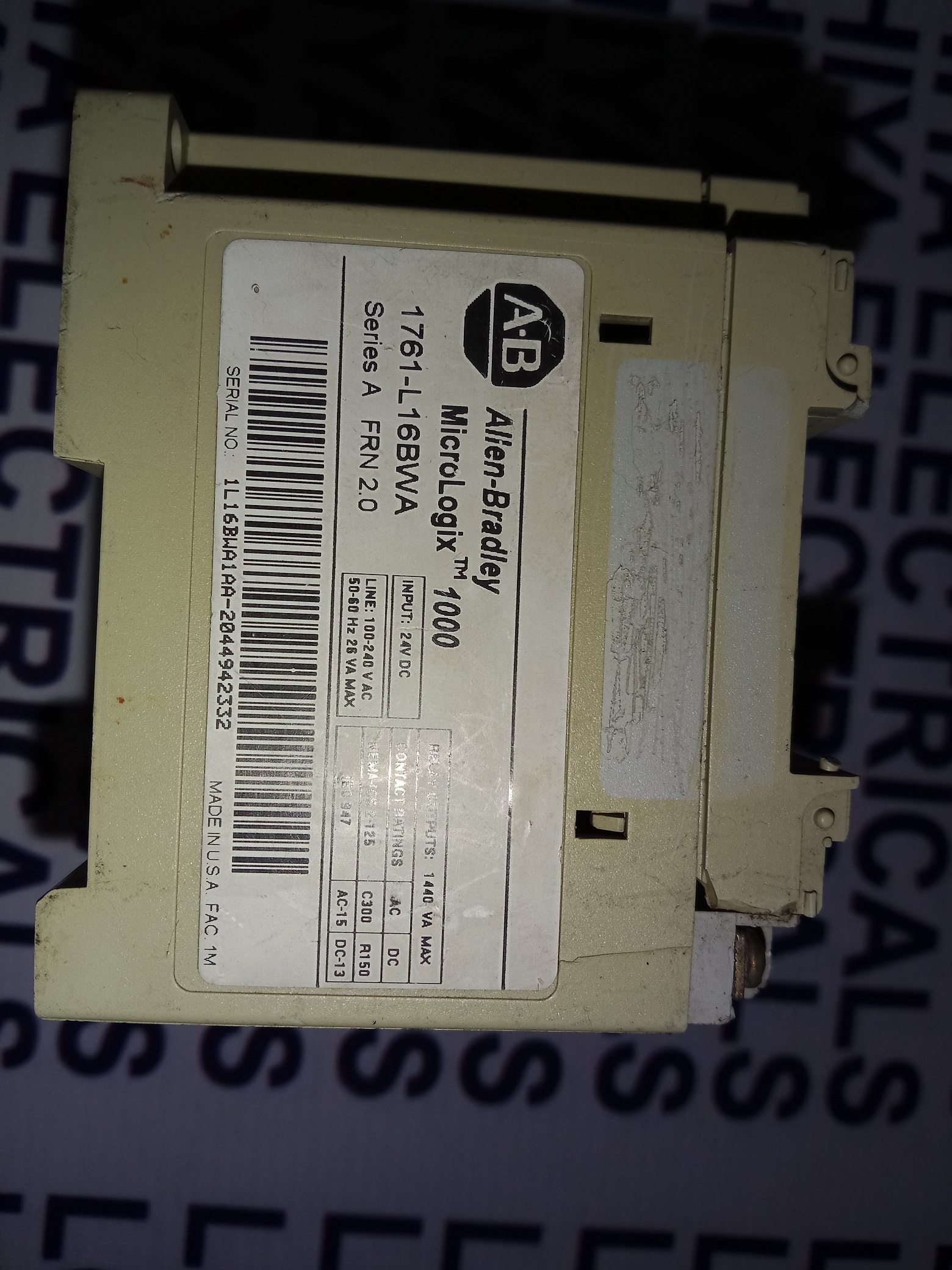 Allen Bradley Controller 1761-l16bwa