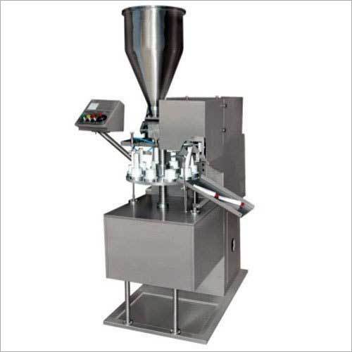 Semi Automatic Tube Filling And Sealing Machine - Stainless Steel, 40 Tubes Per Min Capacity | Semi-Automatic, Electric Power Source, 50/60 Hz Frequency, Single Phase