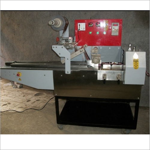 Horizontal Flow Wrapper - Laminated Head Sealable Film, 480mm Width | Manual/Automatic Feeding, Pillow Type Packing, 40-120 Bags/Min
