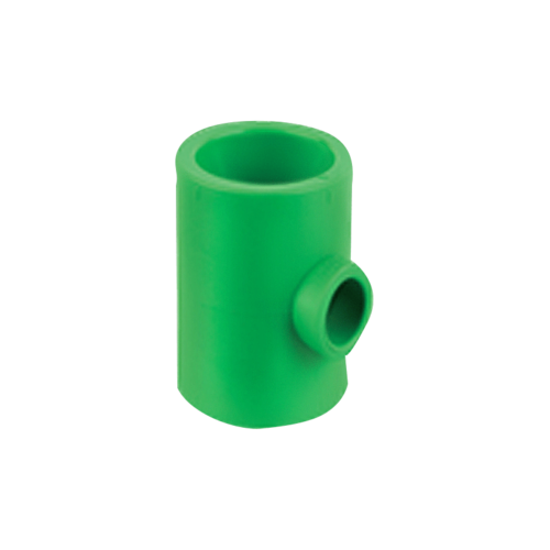 Reducing Tee - PP-R 100 Material, 25x20x20 to 125x110x125mm Sizes, Green Color | ASTM Standard, Socket Joint, 10-Year Warranty