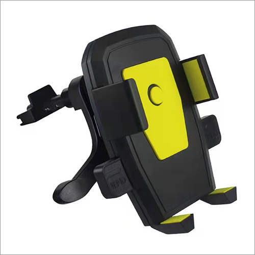 Take Off-Put And Lock Yellow Mobile Phone Holder