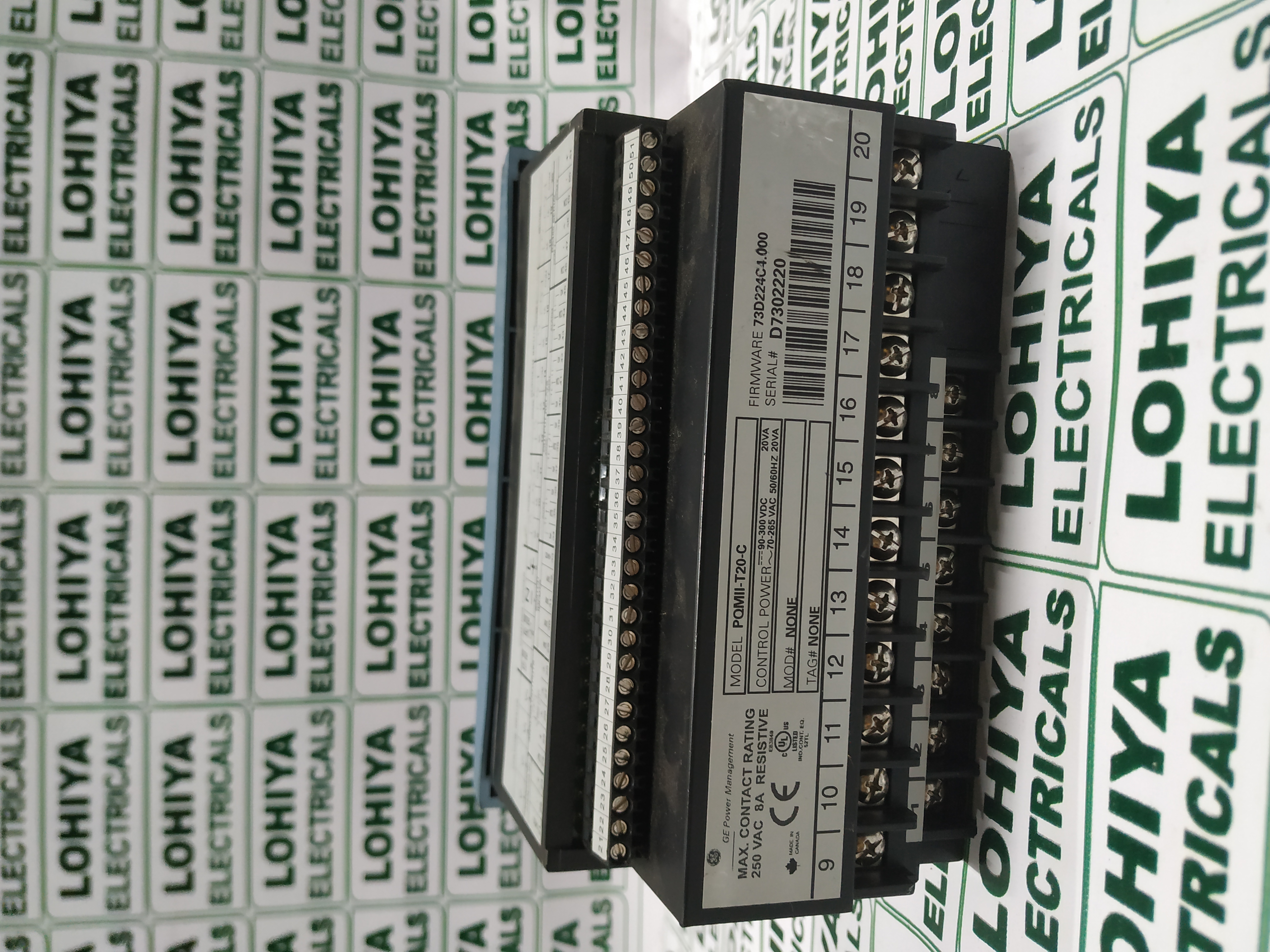 Ge Digital Pqm Ii Power Quality Meter Pqmii-t20-c
