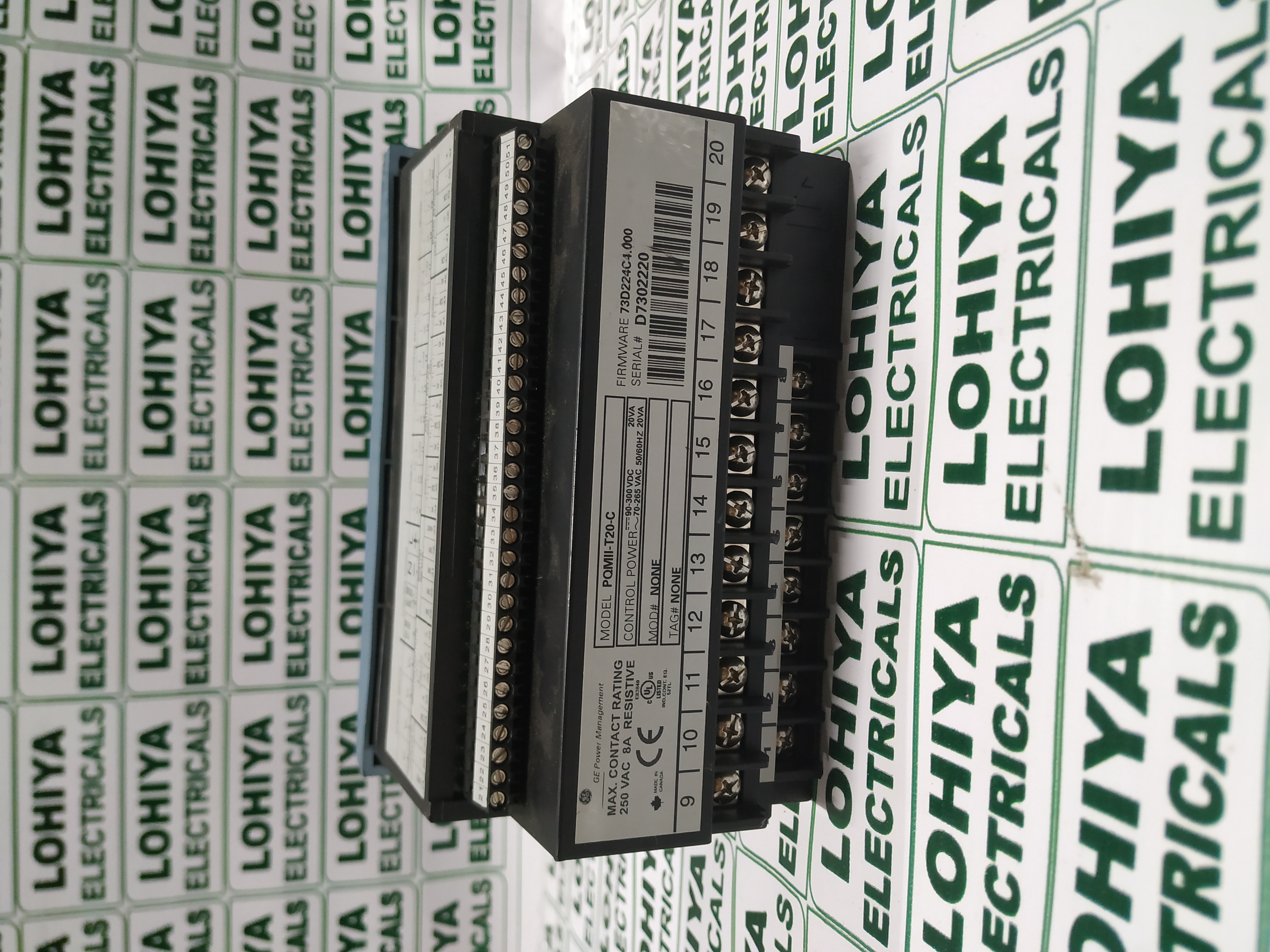 Ge Digital Pqm Ii Power Quality Meter Pqmii-t20-c