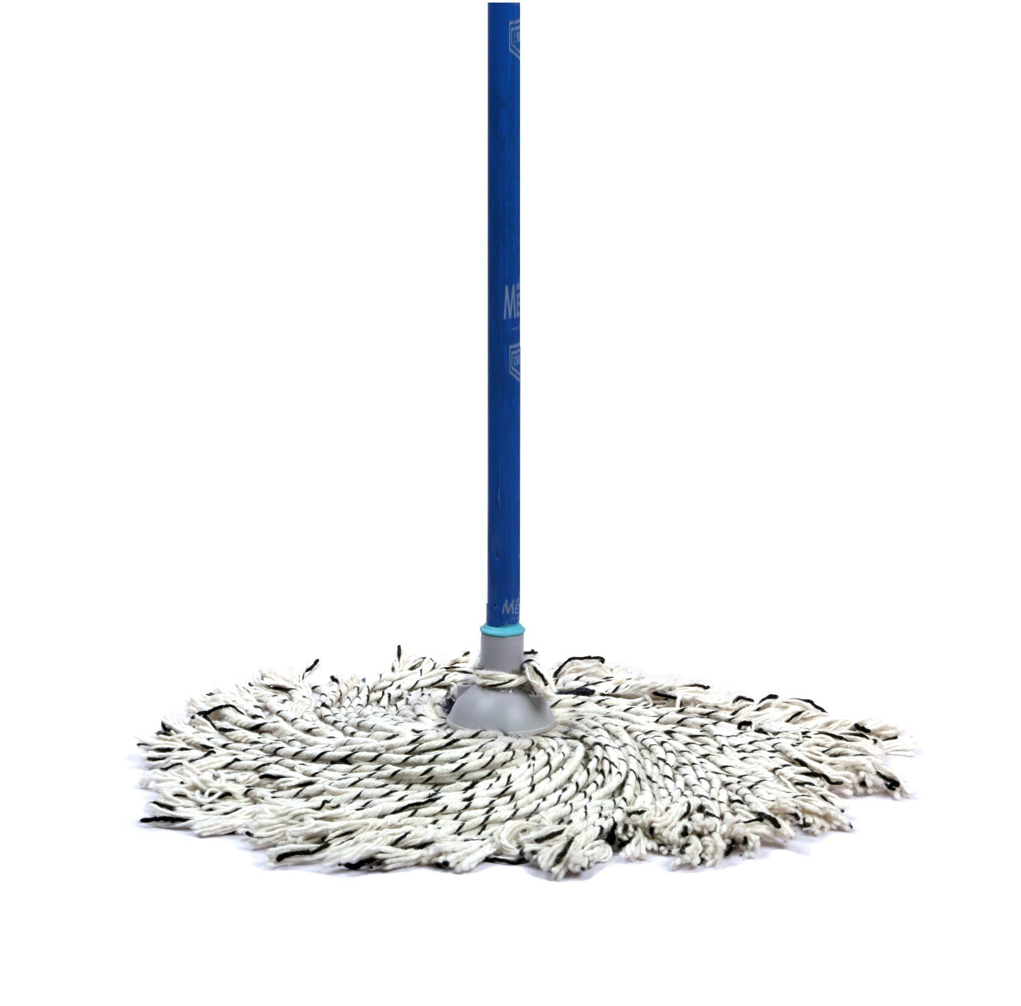 Bottle Mop - Lightweight Plastic And Cotton | Ergonomic Handgrip, Strong Heavy Duty Rod, Refillable Bottle, Machine Washable Microfiber Pad