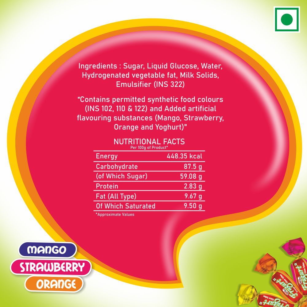 Mahak Kandiez- Frugurt Chew Toffee Jar (200 Pcs)