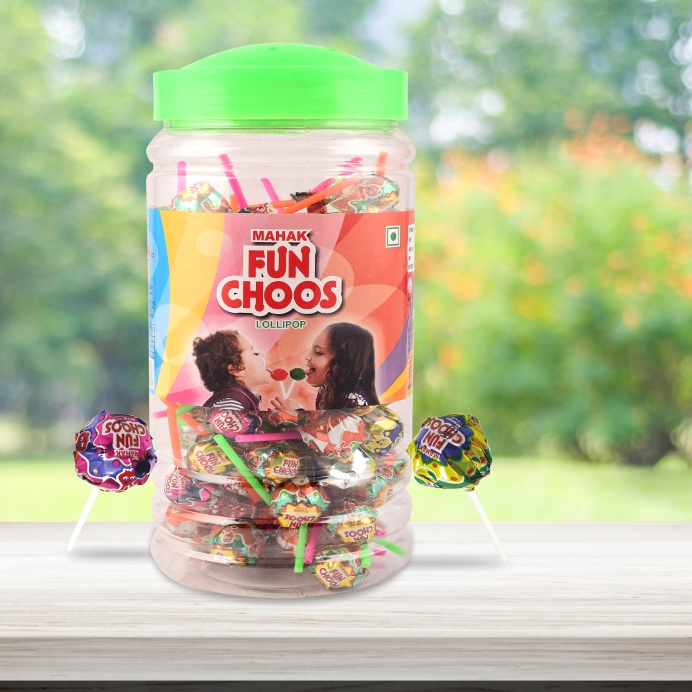 Mahak Kandiez- Funchoos Lollipop (105 Pcs) Place Of Origin: India