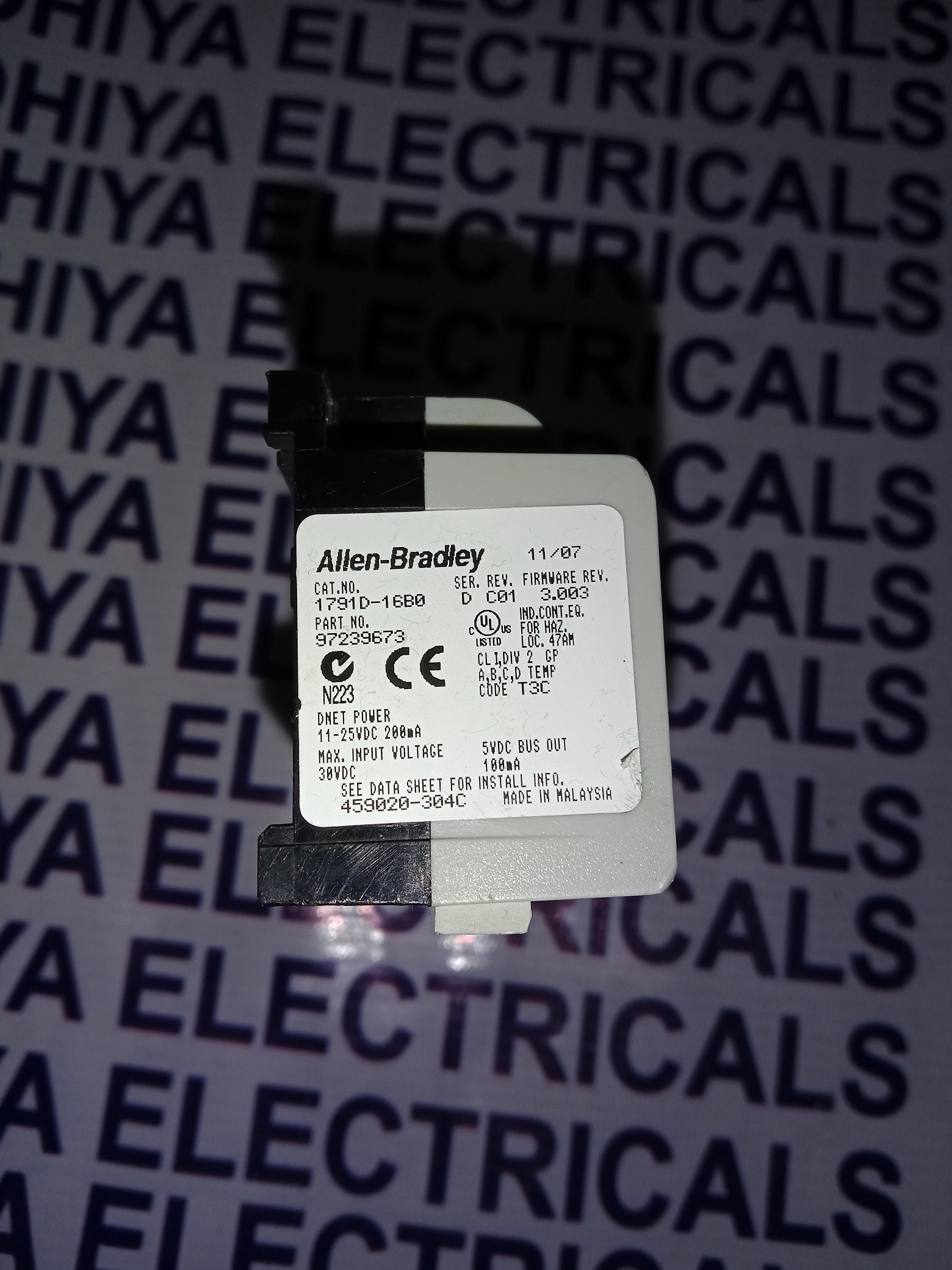Allen Bradley Output Module 1791d-16b0