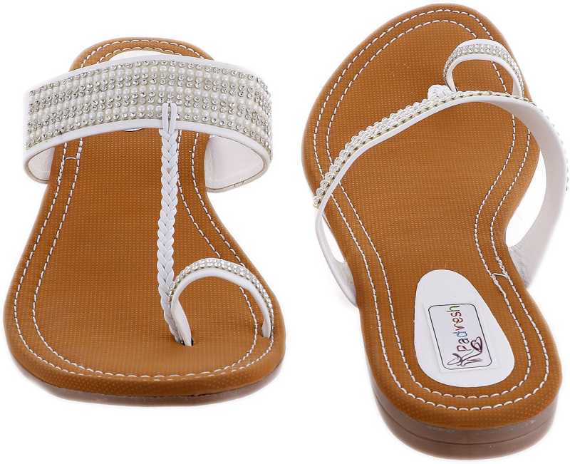 White Ladies Fancy Slipper