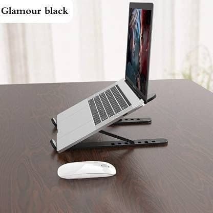 Plastic Laptop Stand - Lightweight Durable Design | Ergonomic Adjustable Height, Non-slip Surface