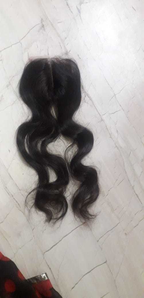Wavy Closures - 100% Human Hair, 6-40 Inch Natural Color, Remy Quality | Authentic Wavy Style, Durable & Restylable, 1+ Year Warranty