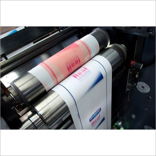 Flexo Printed Label Roll - Pp Material, Custom Shape, Thickness 140-160 Gsm, Custom Color | Moisture Resistant, Adhesive Sticker, Design Printing