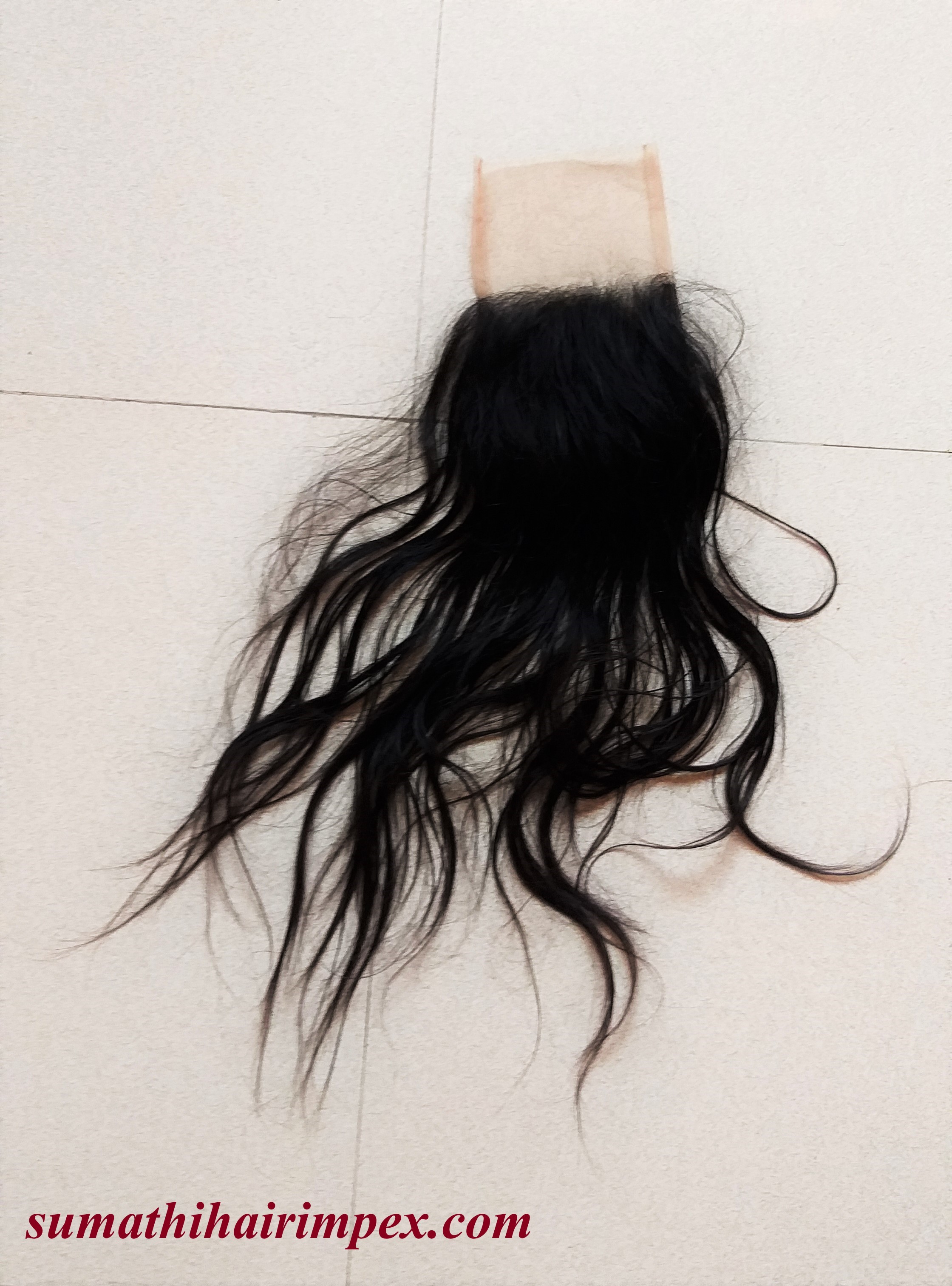 Natural Colour Black And Brown Straight Hair Closures