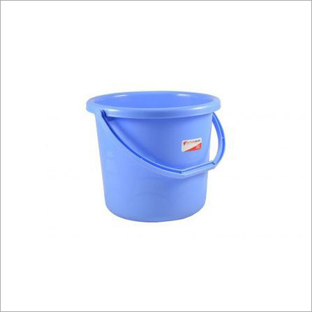 10Ltr Plastic Water Buckets - Unbreakable PP Plastic, 10 Liters Capacity, Elegant Blue Design | 100% Virgin & Food Grade Material, 1-Year Warranty
