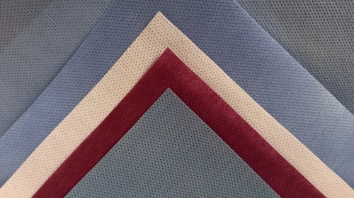 पीपीई किट गाउन एप्रन बेडशीट के लिए ब्लू एसएमएस फैब्रिक