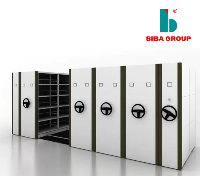 Metal Mobile Filing Storage Cabinet - 2150x905x450 Mm | Heavy Duty Powder Coated Steel, Modern Design, Dense Frame
