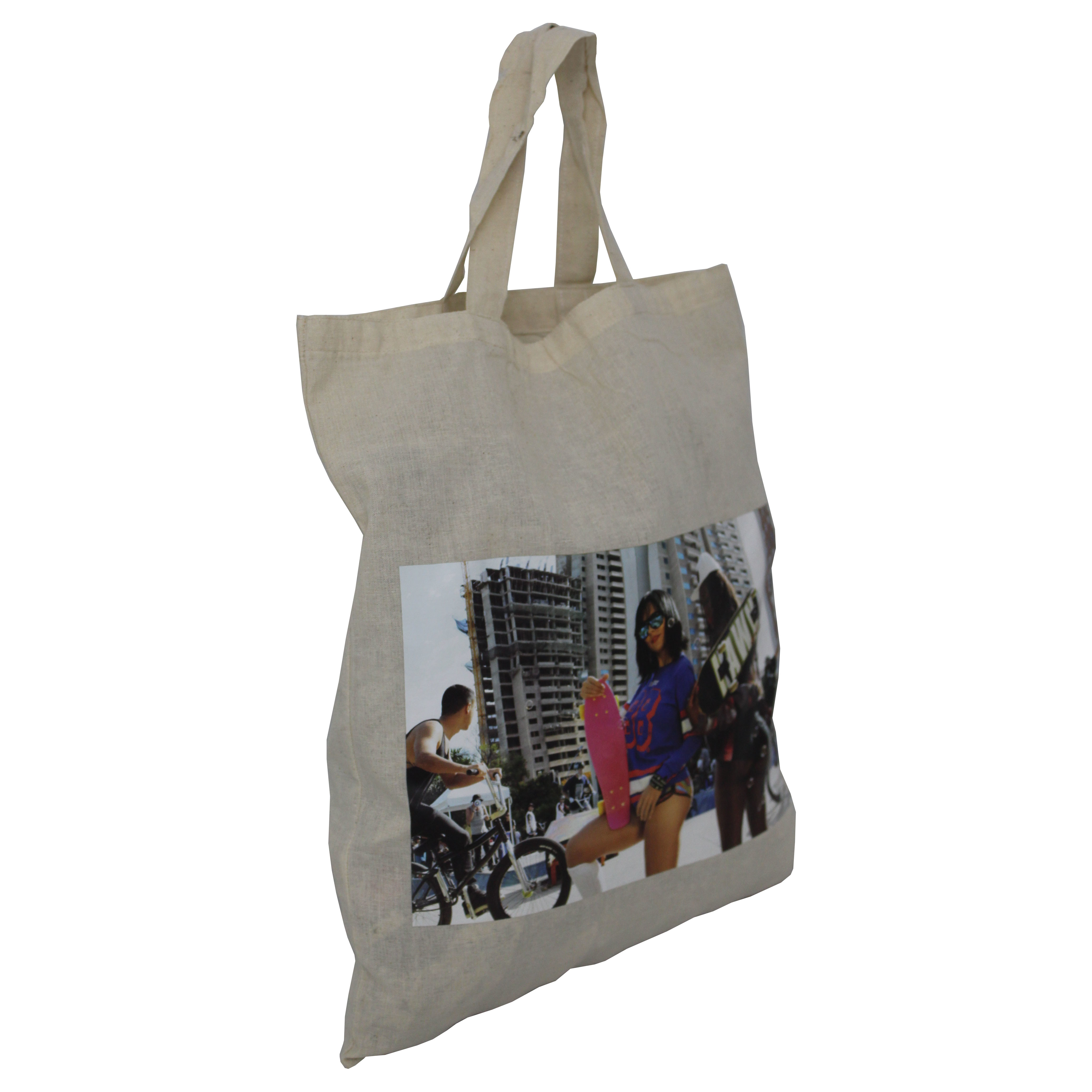 Multicolor Shopping Bag With Cotton Handle