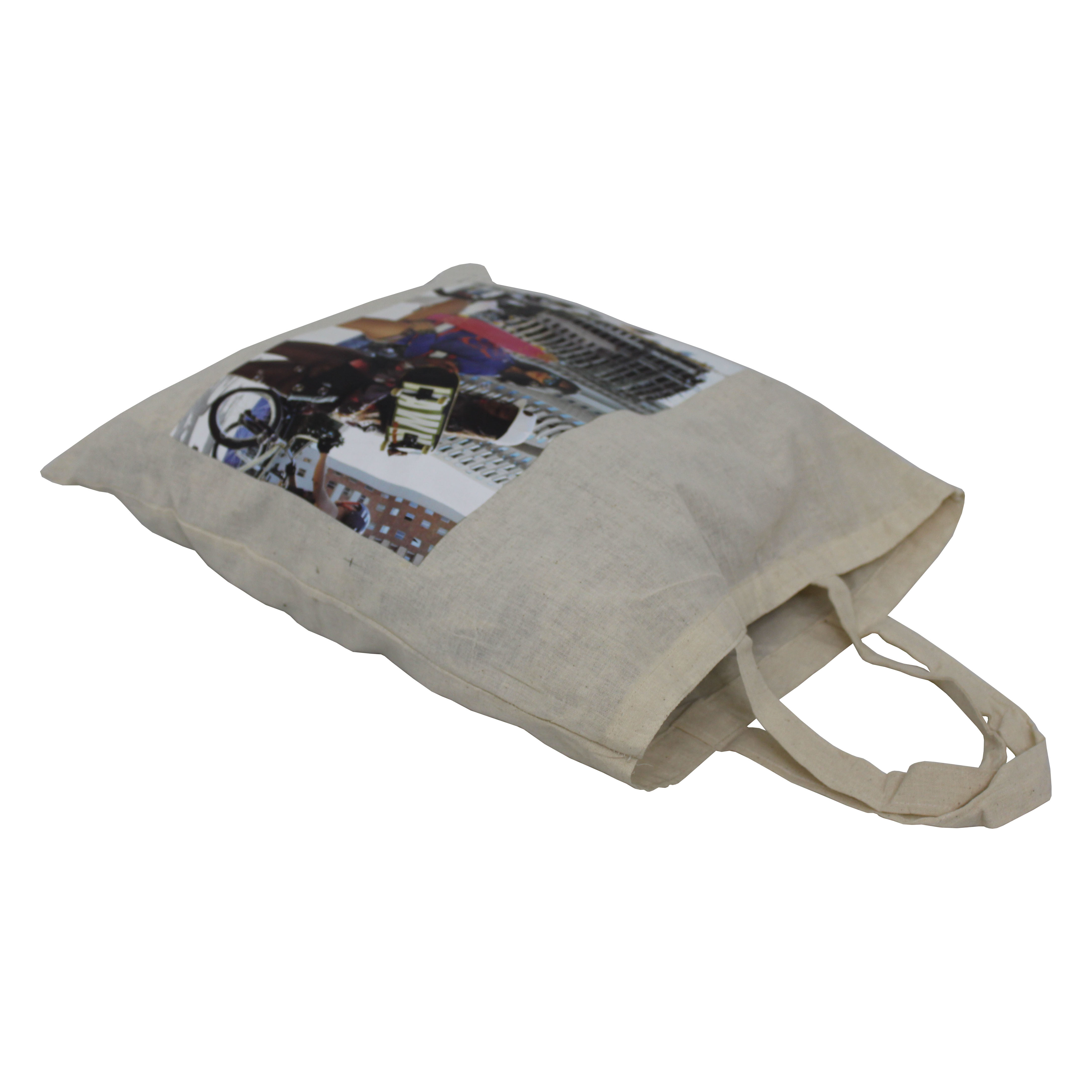 Multicolor Shopping Bag With Cotton Handle