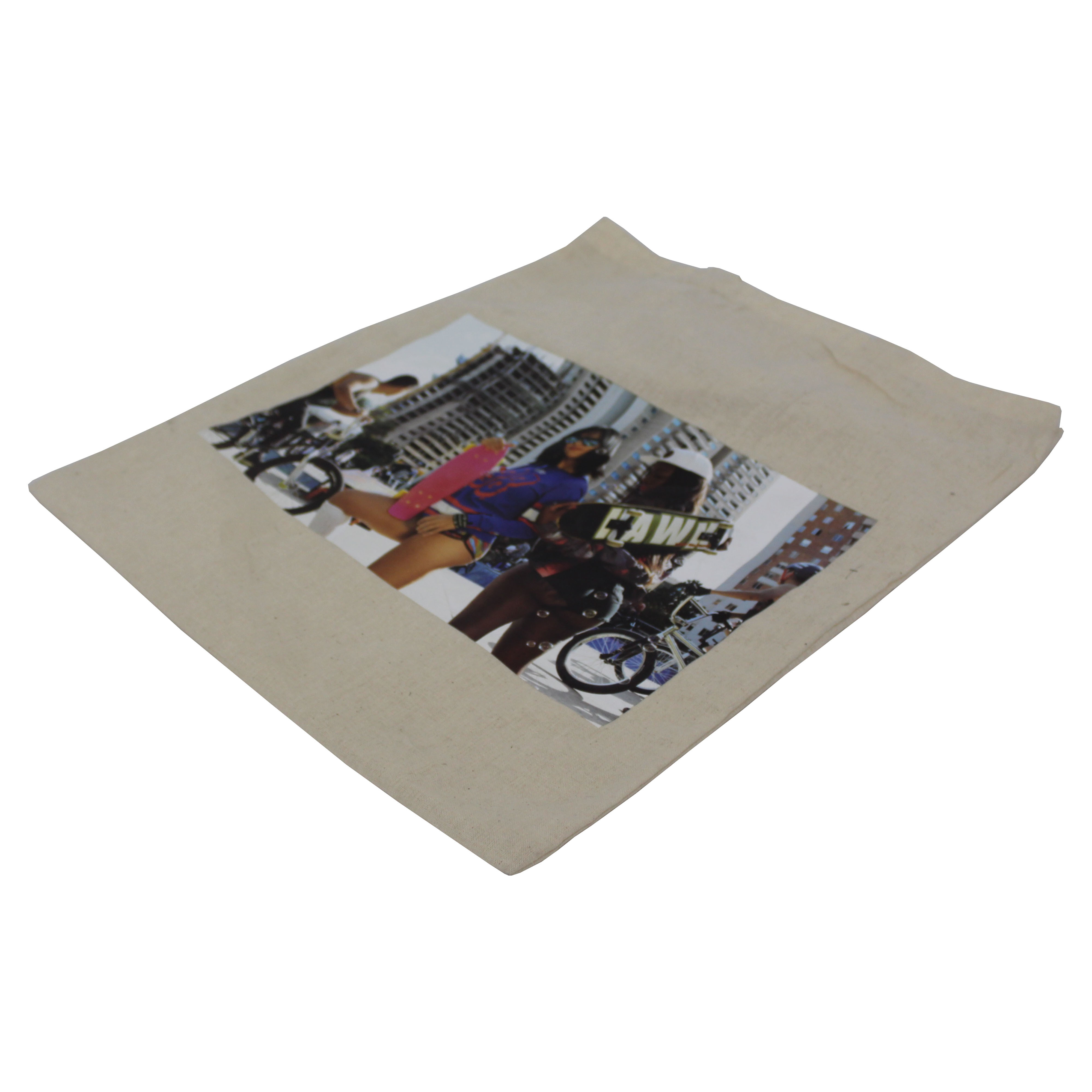 Multicolor Shopping Bag With Cotton Handle