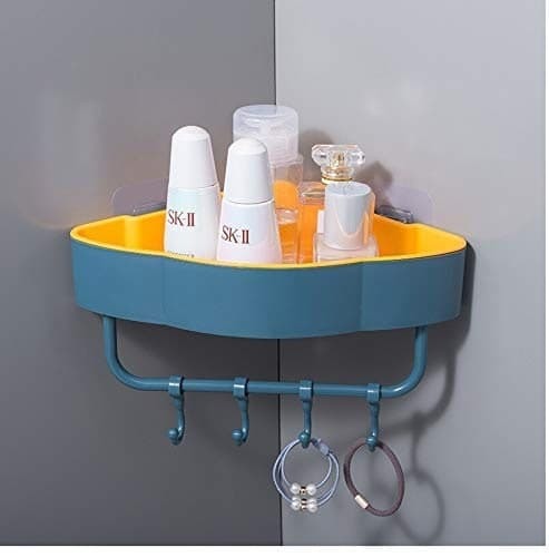 Plastic Multipurpose Drain Magic Sticker Shower Shelf Towel Holder