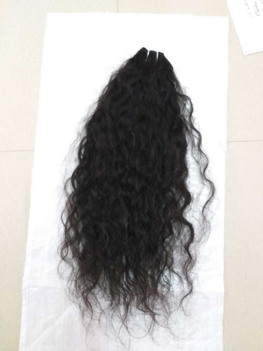 Natural Colour Black And Brown Indian Human Hair