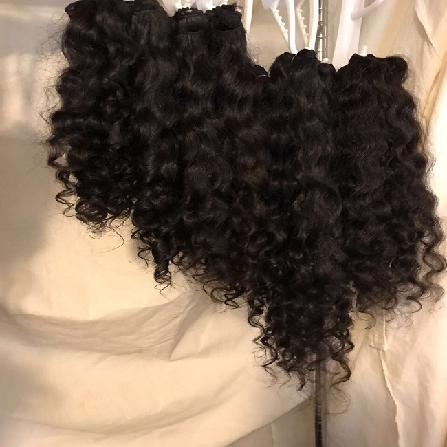 Natural Colour Black And Brown Indian Human Hair