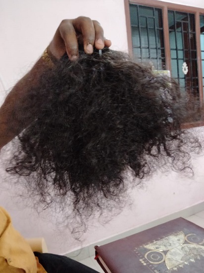 Weaving Natural Deep Curly Brown Colour Hair