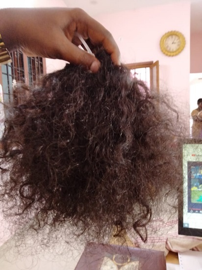 Weaving Natural Deep Curly Brown Colour Hair