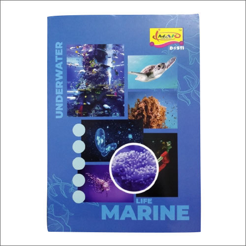 A4 School Notebook - 124 Pages, 58 Gsm Rolling Paper | Rectangular Shape, Ideal For School And College Use