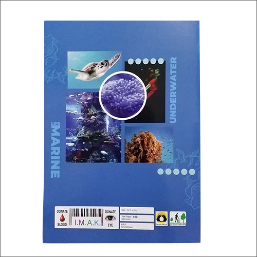 A4 School Notebook - 124 Pages, 58 Gsm Rolling Paper | Rectangular Shape, Ideal For School And College Use