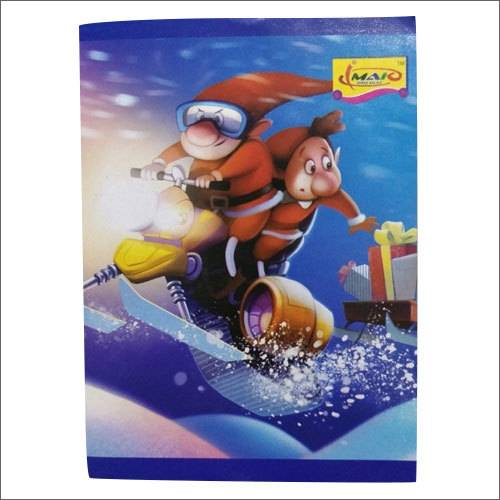 Printed Student Notebook - 58 Gsm Paper, A4 Size | 124 Rectangular Pages For School And College Use