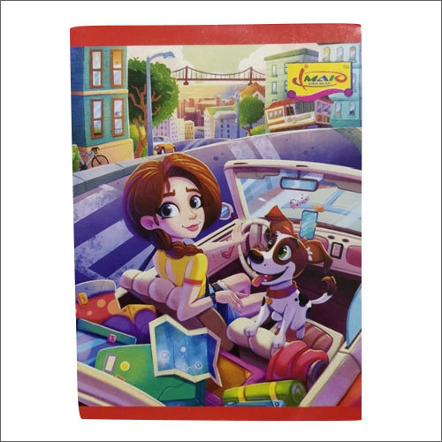 Printed Student Notebook - 58 Gsm Paper, A4 Size | 124 Rectangular Pages For School And College Use