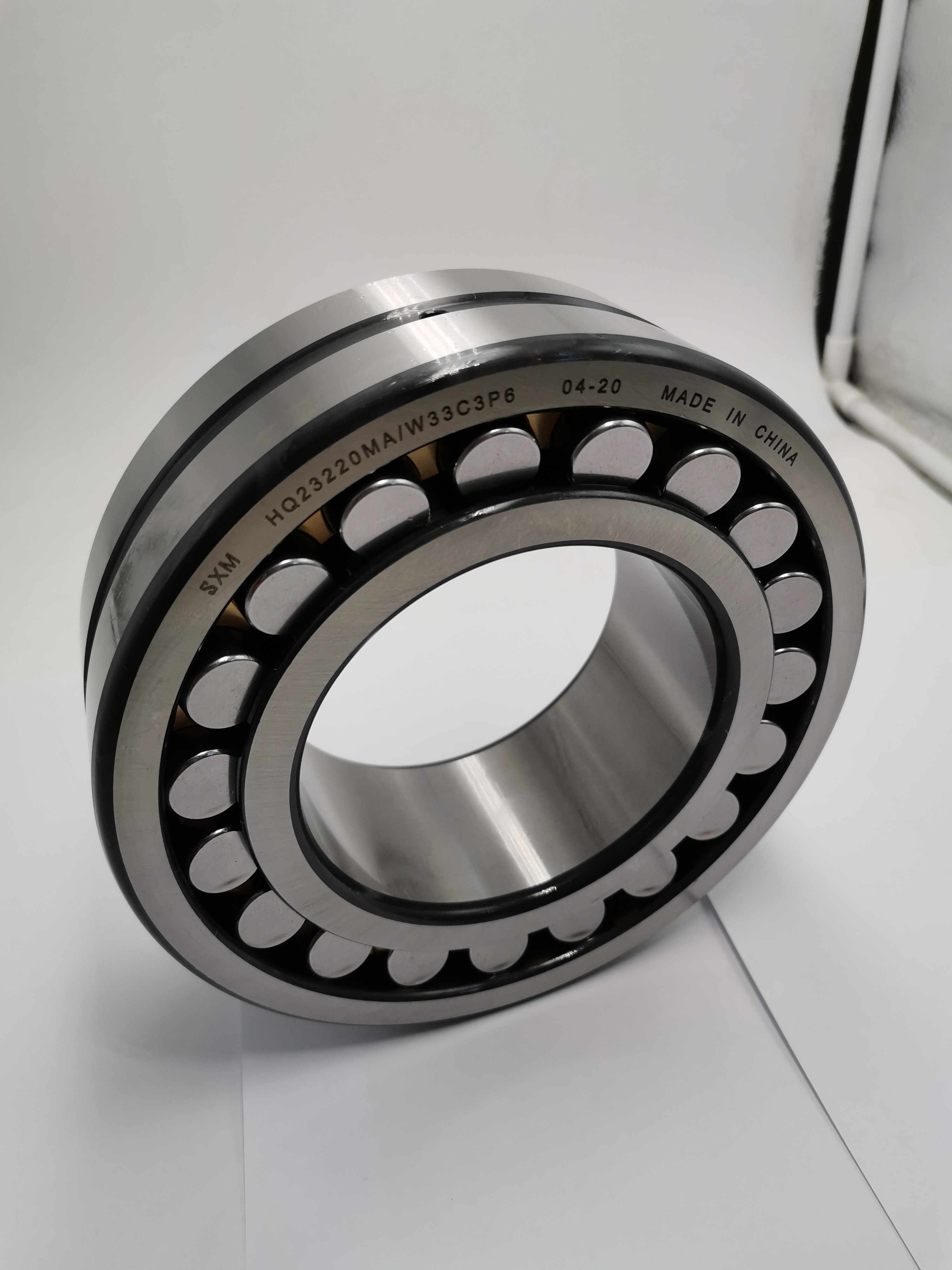 High Radial Load Low Noise Spherical Roller Bearing - Chrome Steel, 100x180x60.3mm, 1600 Rpm Limiting Speed, Open Seals, Double Row | 1 Year Warranty