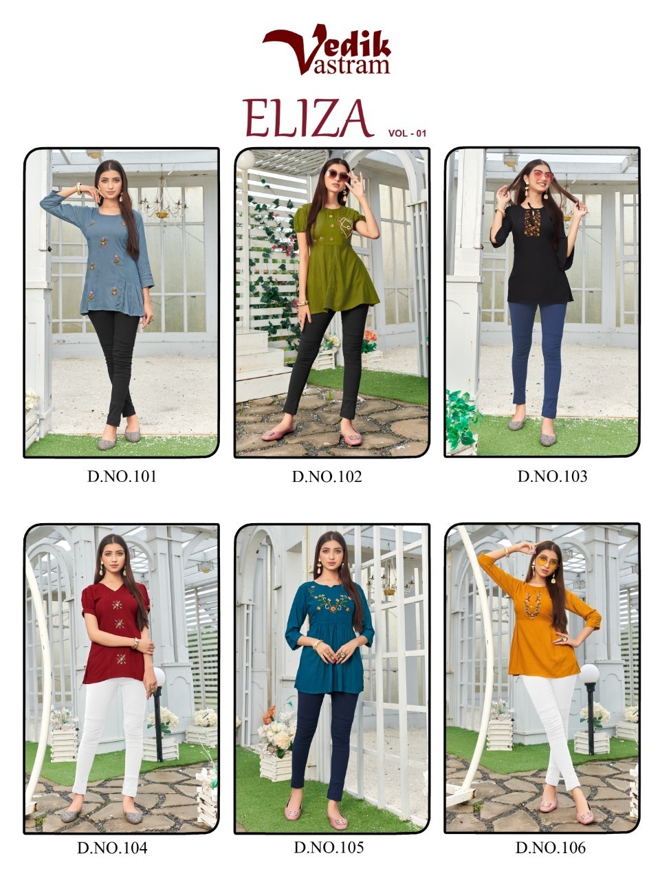 Eliza Vol-1 Westrun Tops Catalogue Set