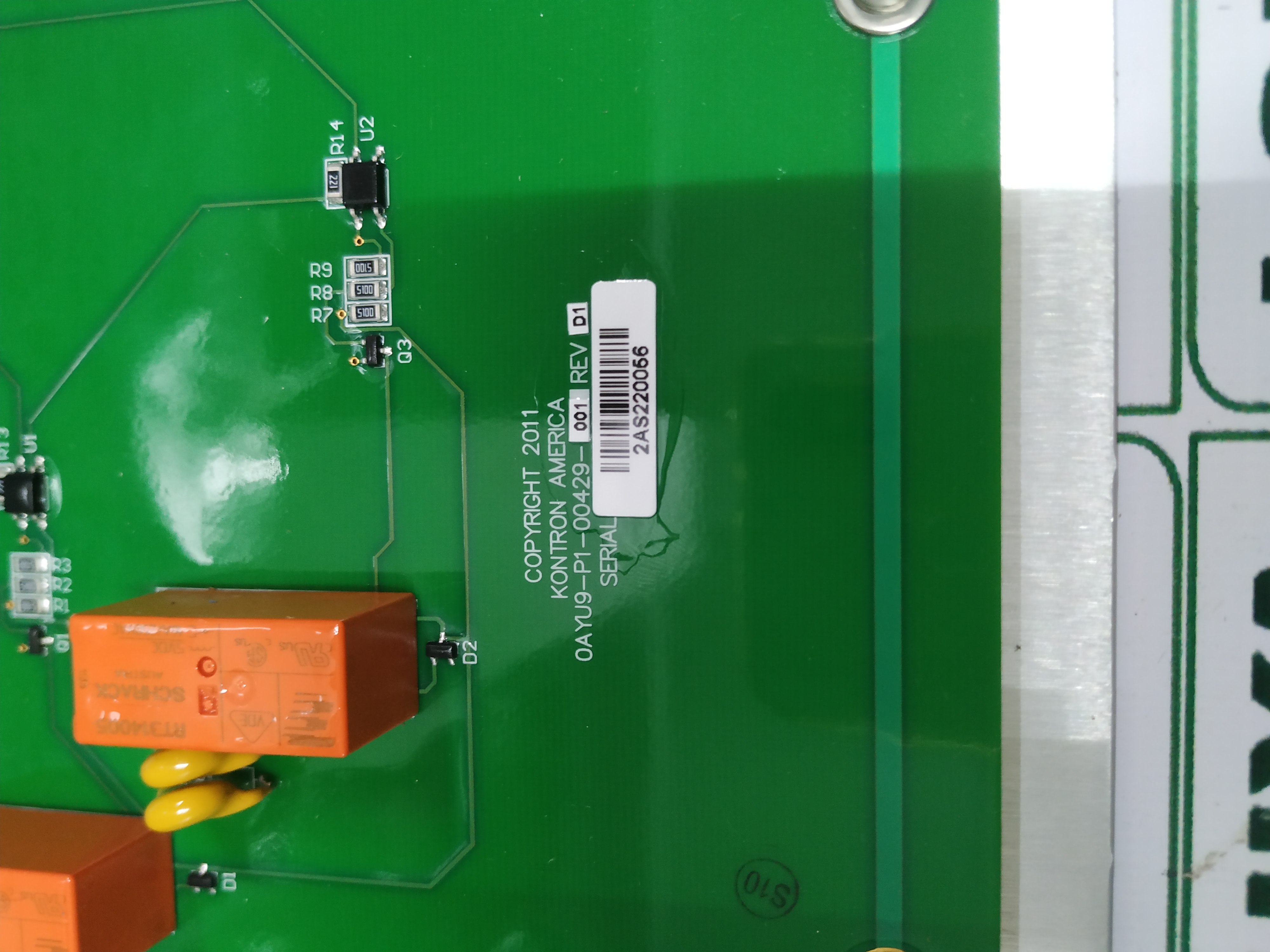 Ge Multilin 0ayu9-p1-00429-001 Ge Multilin Pcb Card